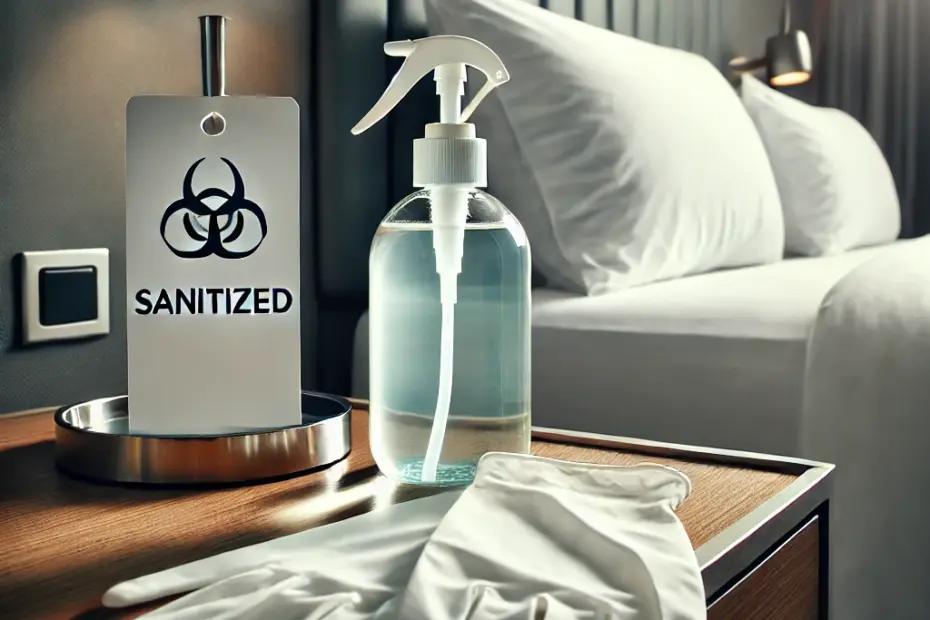hygiene im hotel zimmer